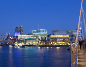 The architects, Feilden Clegg Bradley Studios (FCB), also designed the Queen Elizabeth Hall at the Southbank Centre