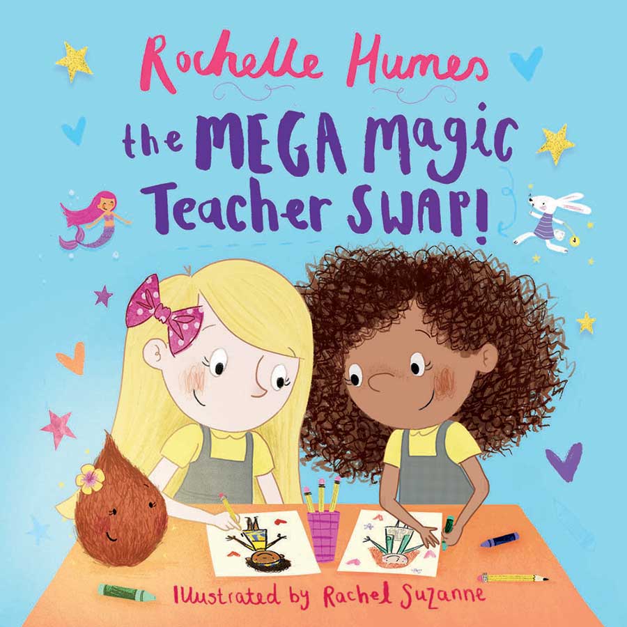 Student work - book cover for the Mega Magic Teacher Swap