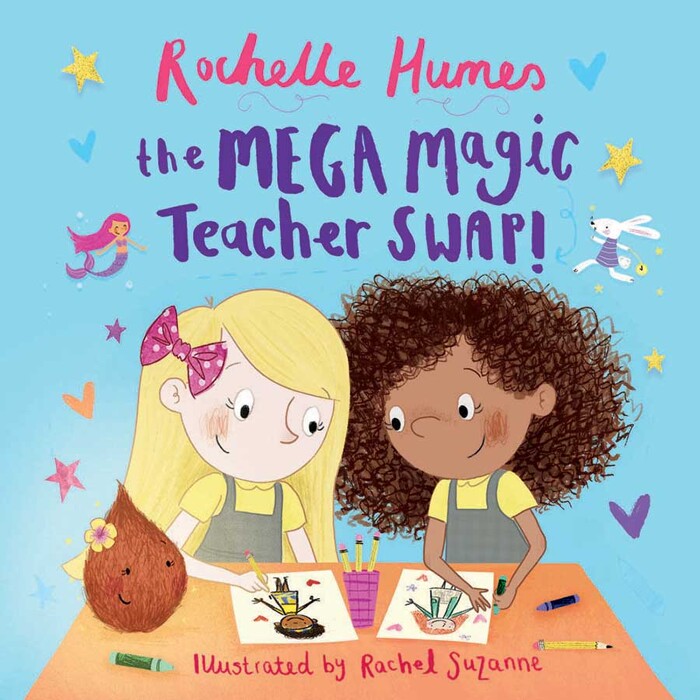 Student work - book cover for the Mega Magic Teacher Swap