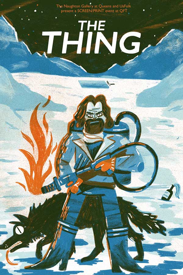 Student work - book cover for The Thing