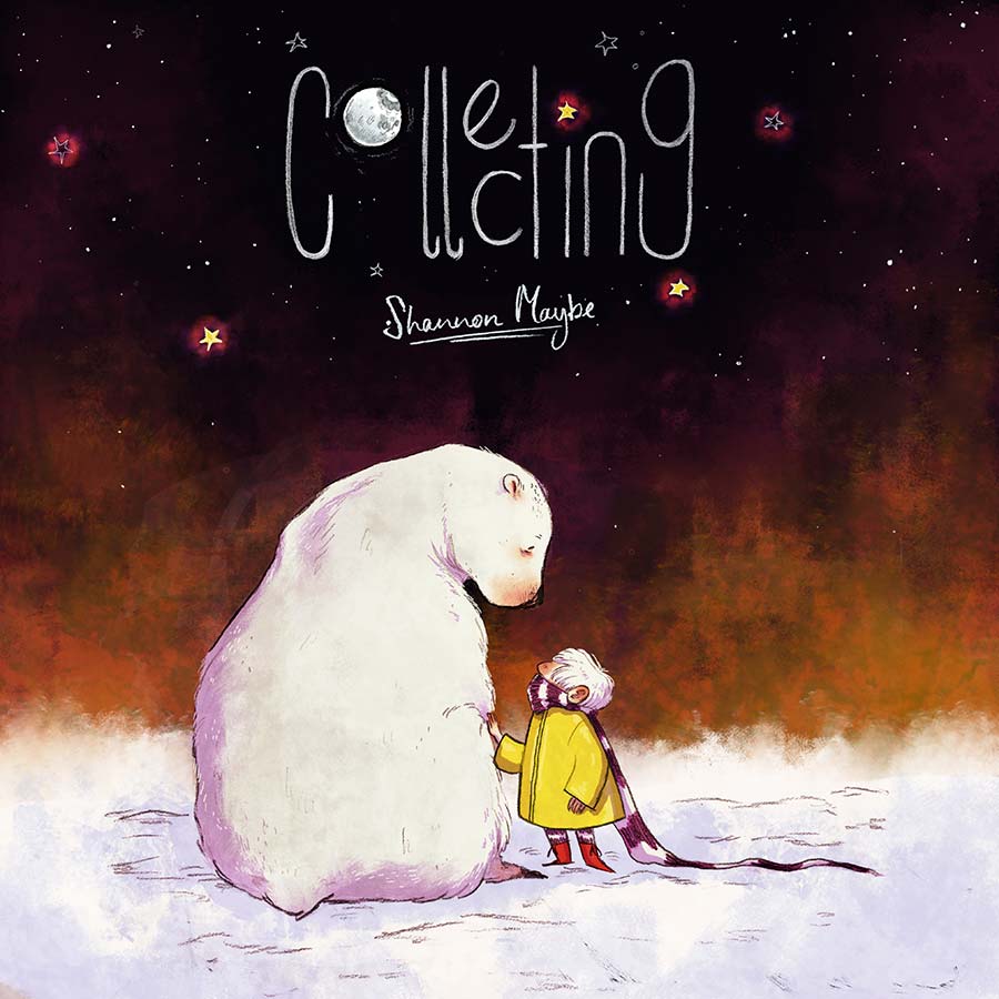 Student work - book cover with polar bear