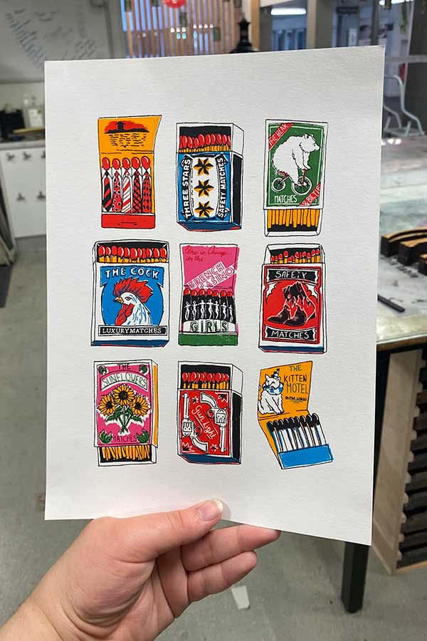 Student work - matchbox designs