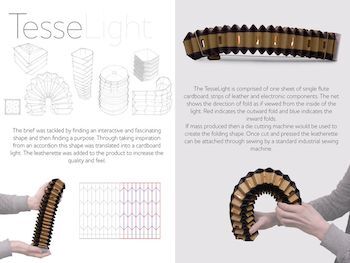 An award-winning design Product Design - Tesse Light