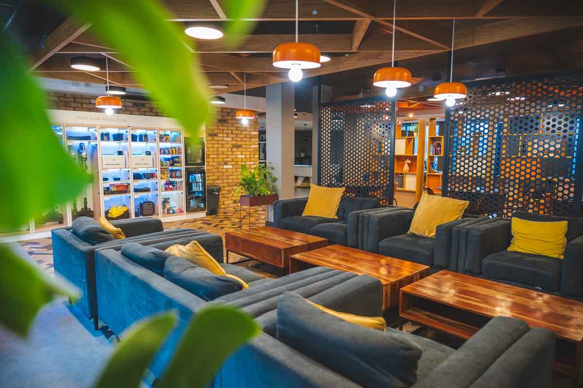 The Heights student accommodation social space