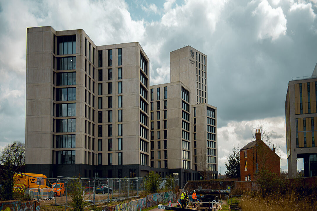 A photo of the University Locks student accommodation during the day time 