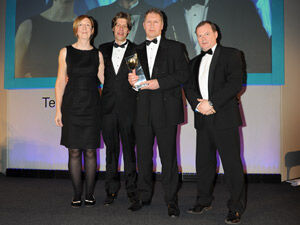 Mark Williams-Thomas receives his award