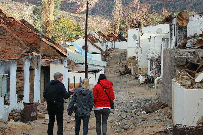 Professor Lynsey Melville in Wupperthal
